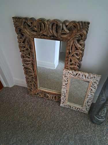 Ornate hand carved wood - carved,