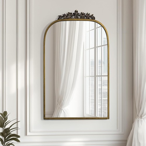 Vintage arched mirror - vintage,
