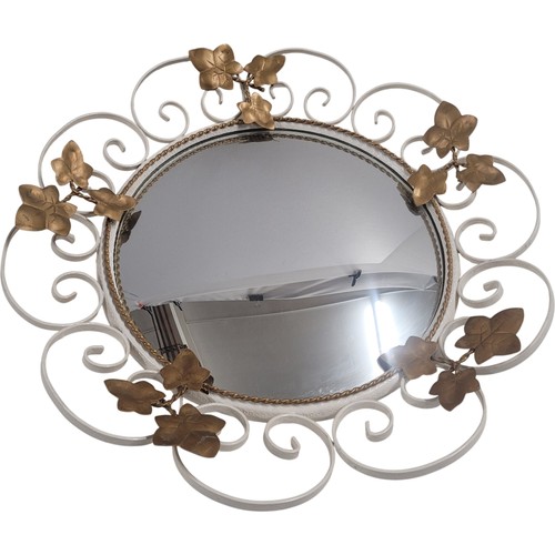 Vintage white metal flower - vintage,