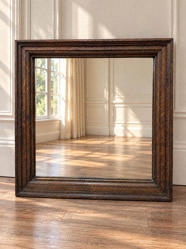 Antique dark oak - antique, mirror