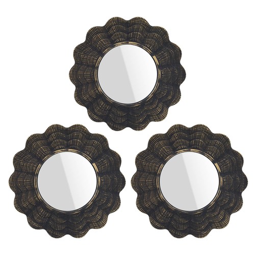 Set wall mirrors brushed - wall,