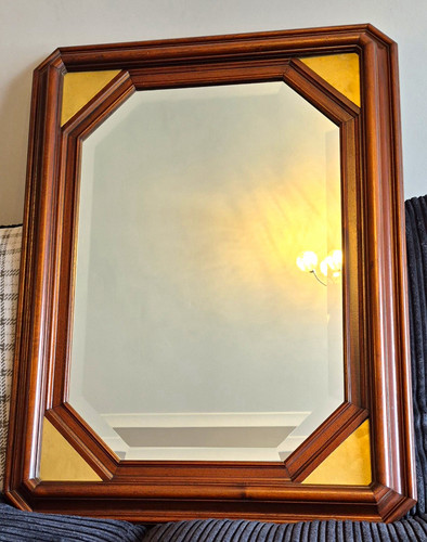 Vintage bevelled glass - , mirror