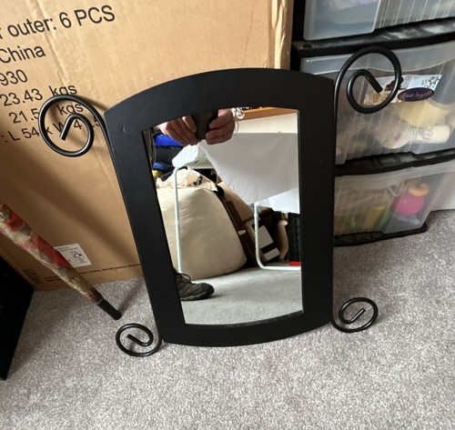 Black wrought iron scroll - black,