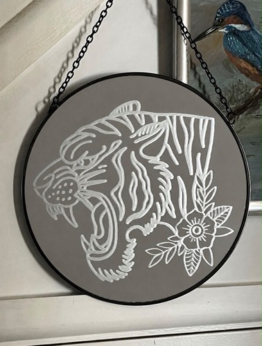 American traditional tiger - american,