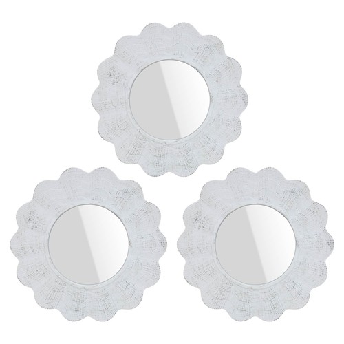 Set wall mirrors brushed - wall,