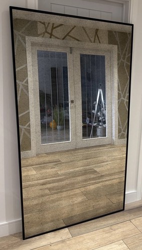 Large antiqued mirror - antiqued,