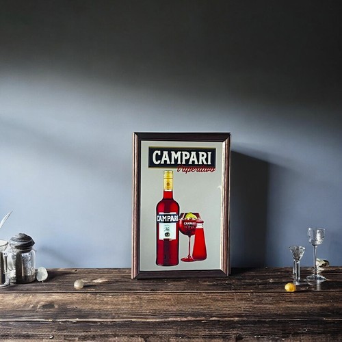 Campari bottle style wooden - style,