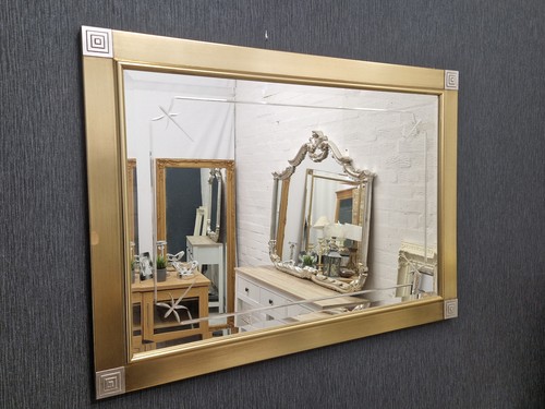 Wall mirror gold frame vintage - mirror,