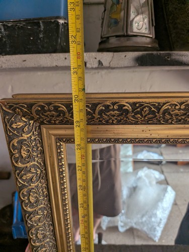 Vintage ornate gold leaf